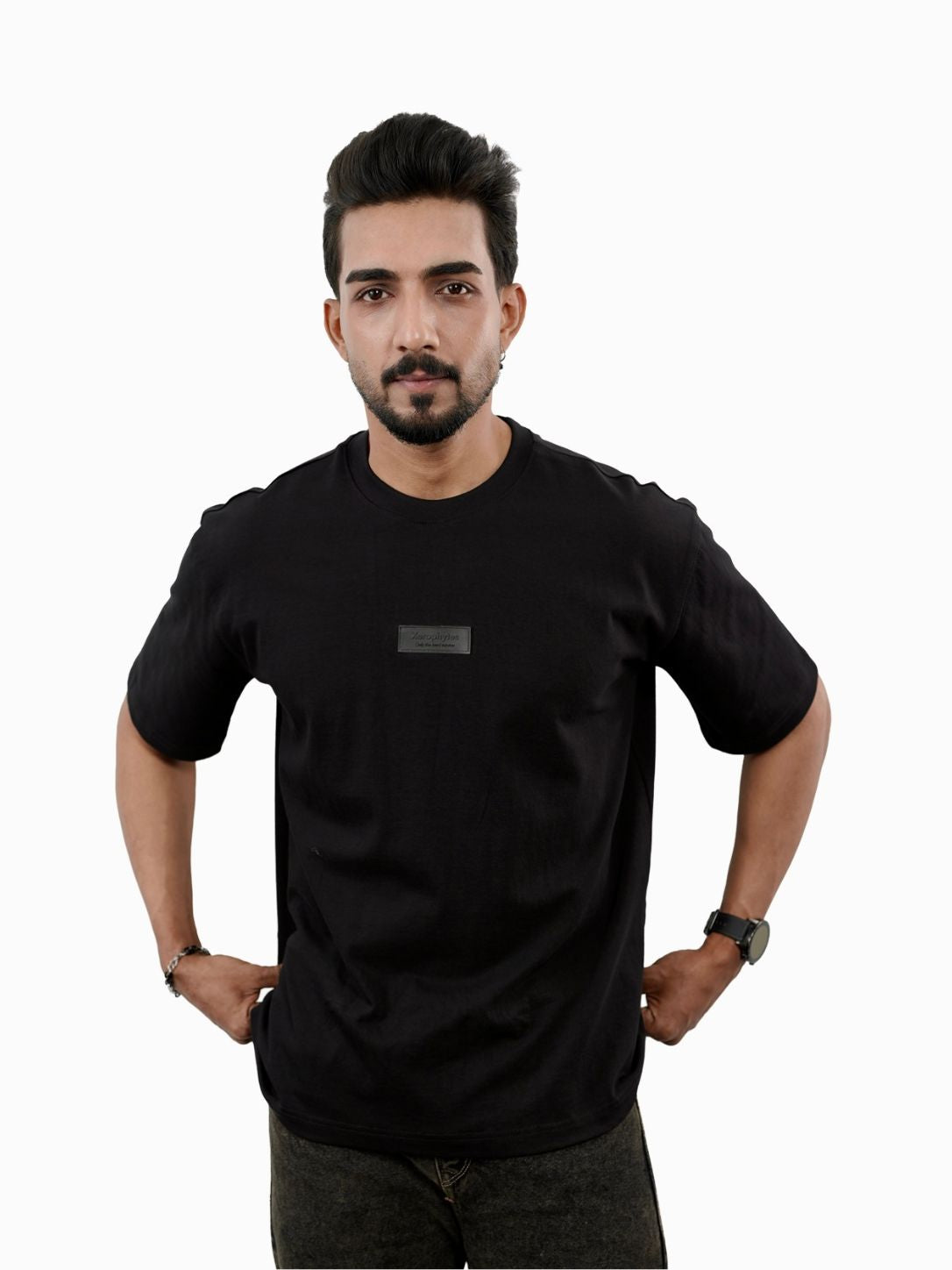 Men Black Neon Green Graphic